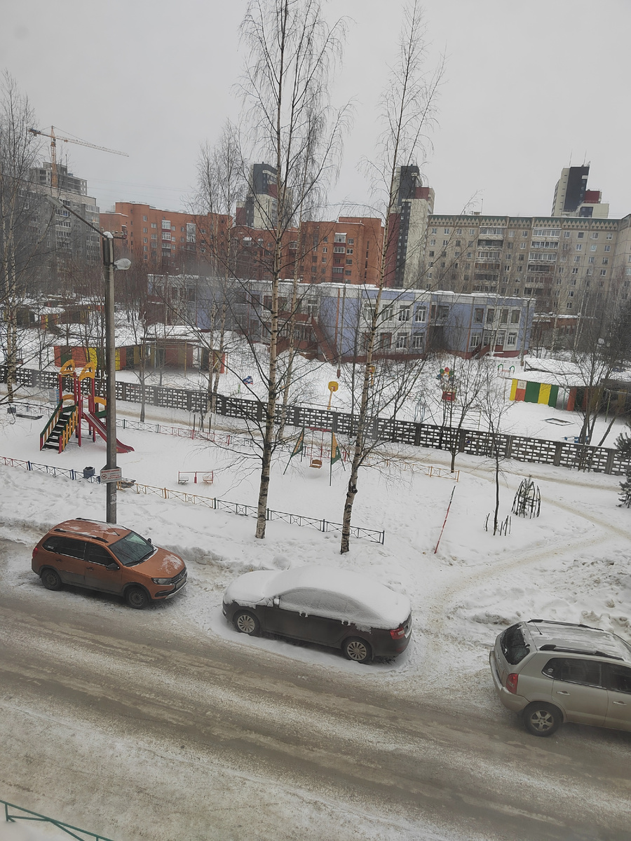 Вид из нашей спальни 