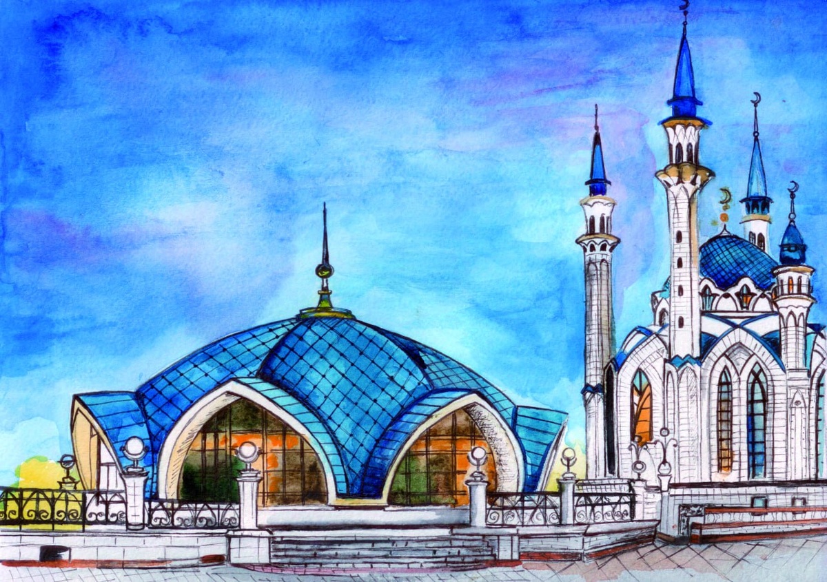 Казань. Красавица - мечеть Кул-Шариф