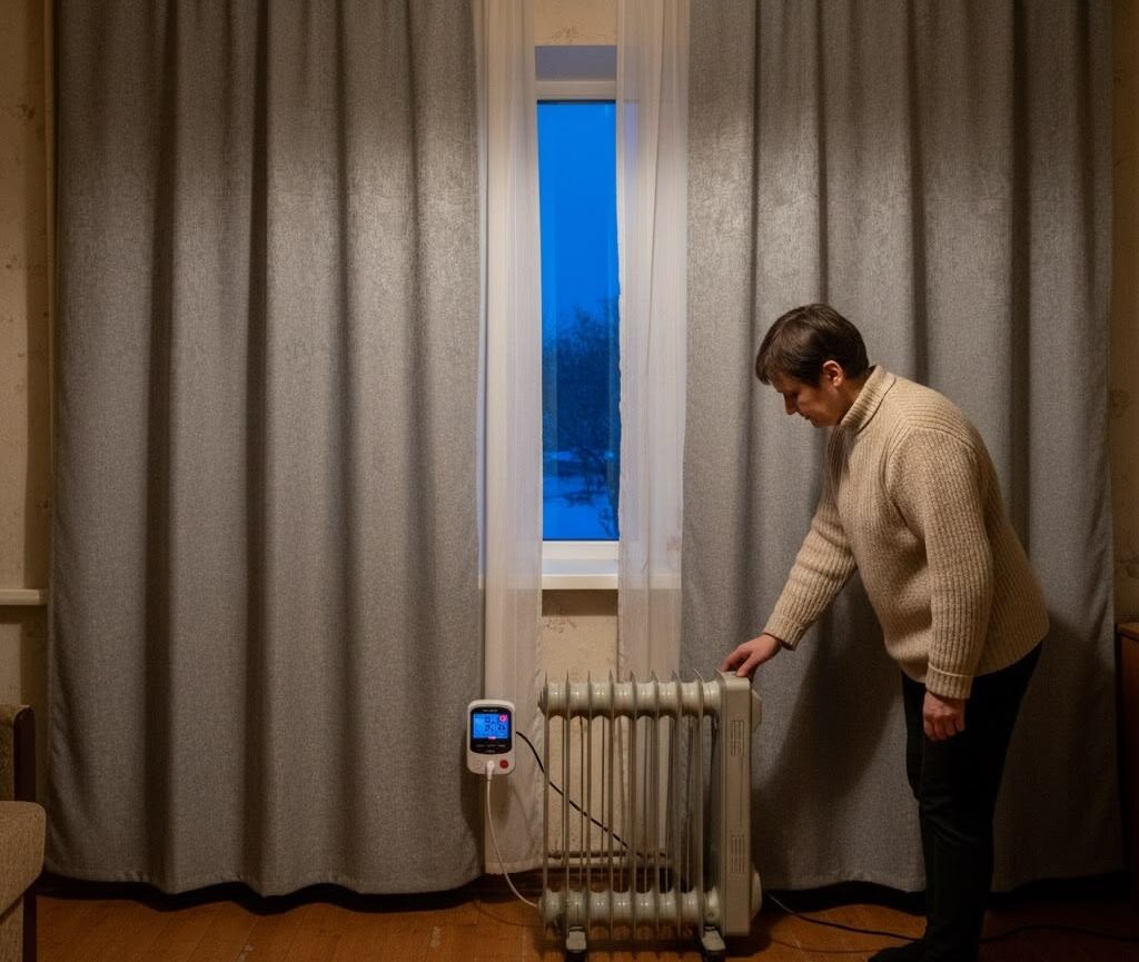 Использование мощных обогревателей и увеличение времени работы освещения — главные факторы роста зимних расходов на 30–50%  📷
