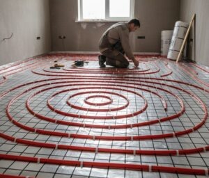    Правильная раскладка контура — залог равномерного прогрева всей поверхности пола без «холодных зон».