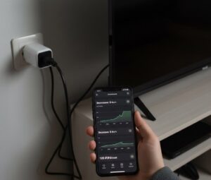 Умные розетки фиксируют даже незначительный расход энергии приборами в режиме ожидания, помогая оптимизировать счета за электричество.  📷
