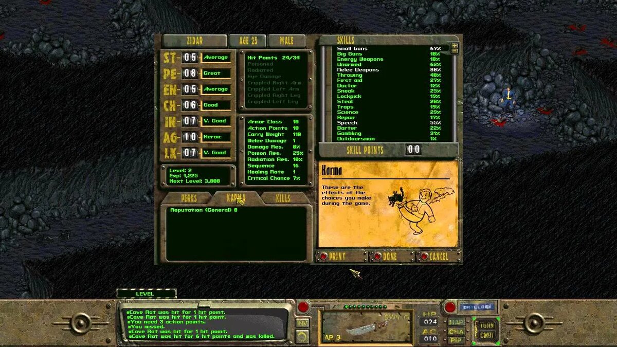 Каждый параметр реально работает и приносит свою лепту в геймпплей.