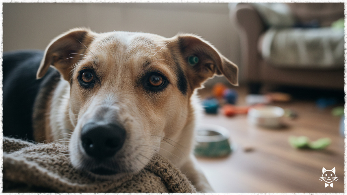 Собака дома