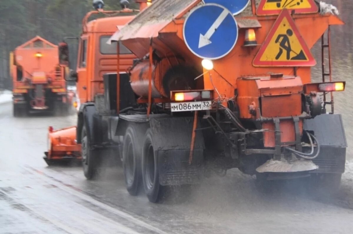    С улиц Брянска за три дня дорожники вывезли более 4200 тонн снега