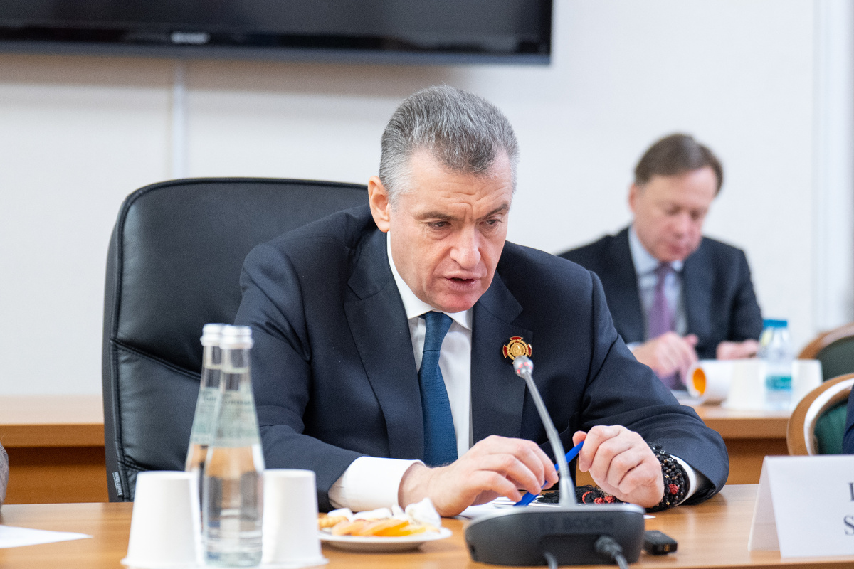 Председатель ЛДПР Леонид Слуцкий