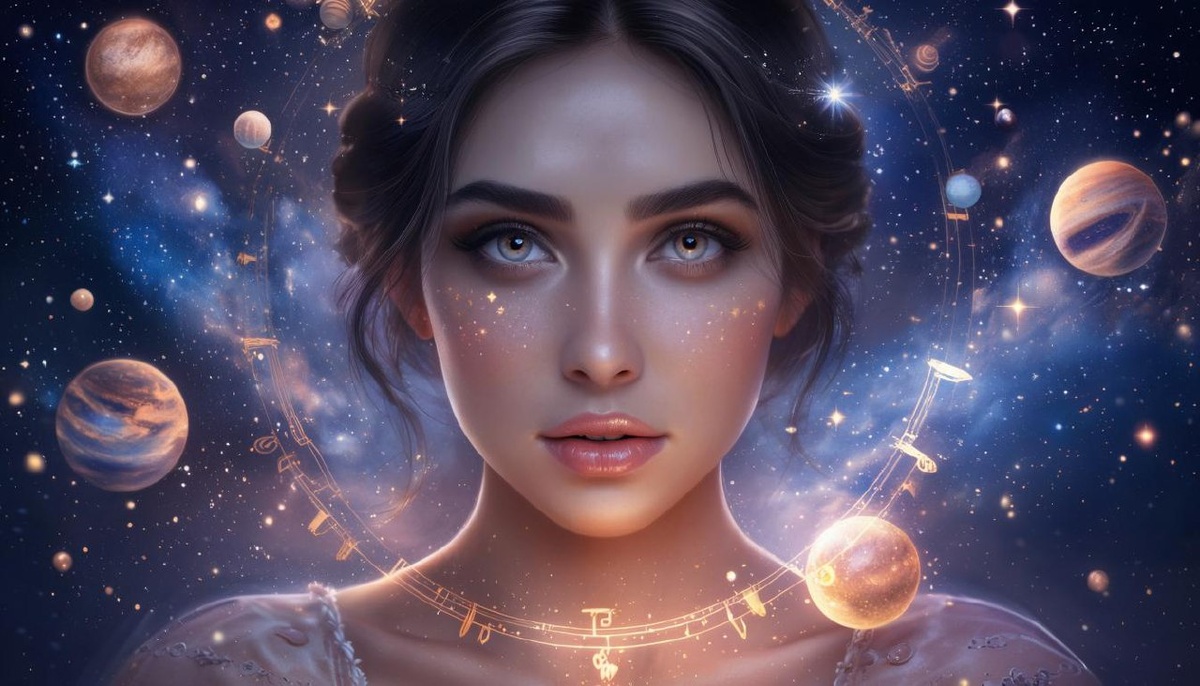 Астрология. Иллюстрация сгенерирована нейросетью