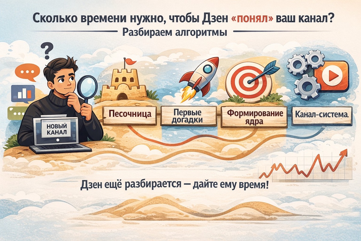 Этапы роста канала в Дзене