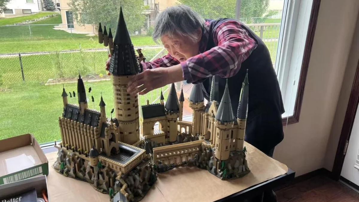    Пенсионерка фанатка LEGO