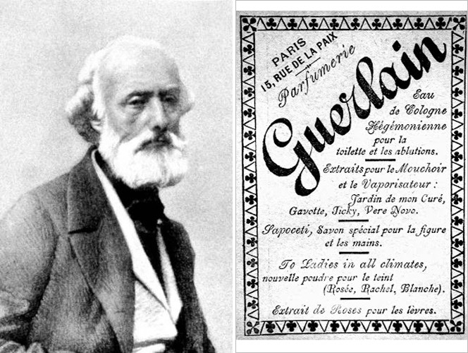 Пьер-Франсуа Паскаль Герлен и реклама бутика Guerlain на Rue de la Paix, 15
