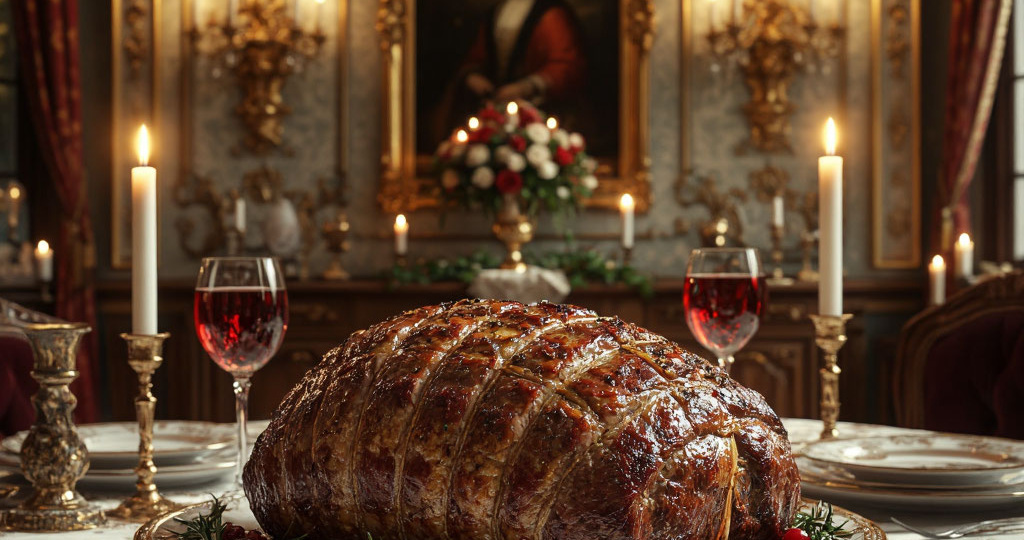 Фаршированная говядина, запечённая целым куском — блюдо, которое в русских домах готовили только по большим поводам