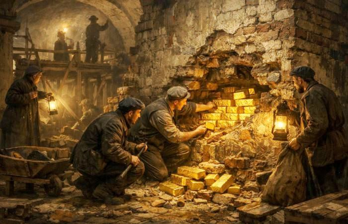 Зачем купец Морозов сделал золотую кирпичную кладку: Как нашли клад в Гостином дворе Питера