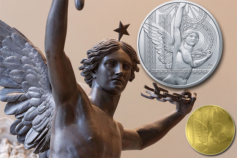 Монеты Франции 2026 «Гений свободы»