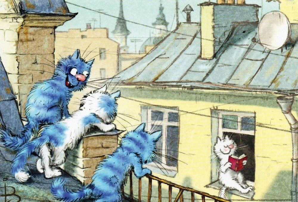 очаровательные коты Рины Зенюк