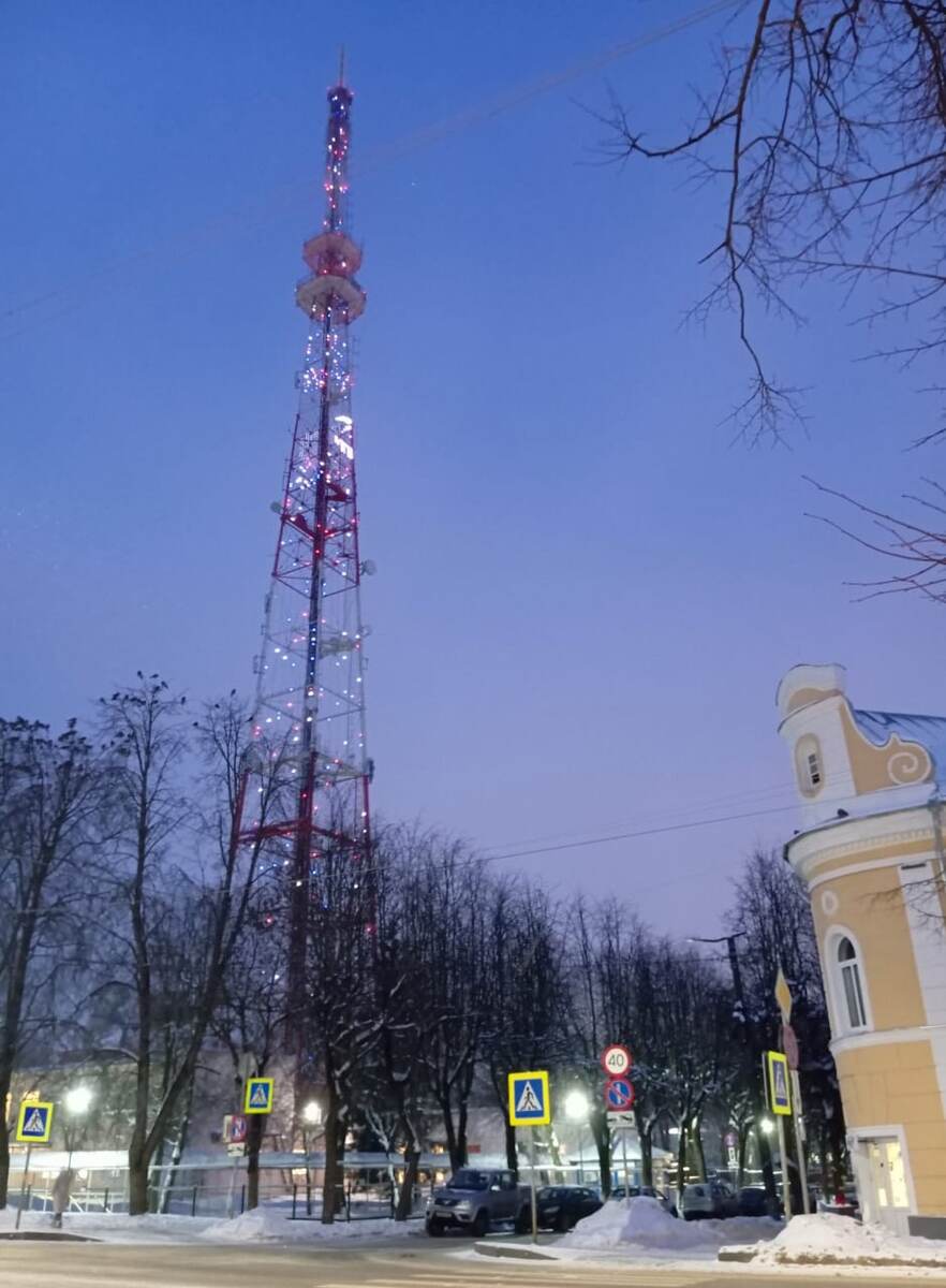 По дороге на работу. 