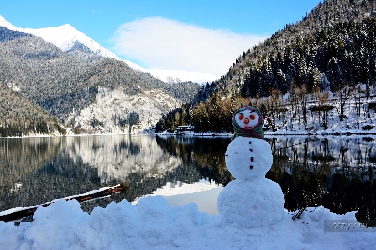 Озеро Рица, Абзазия. Фото скопировано из интернета.