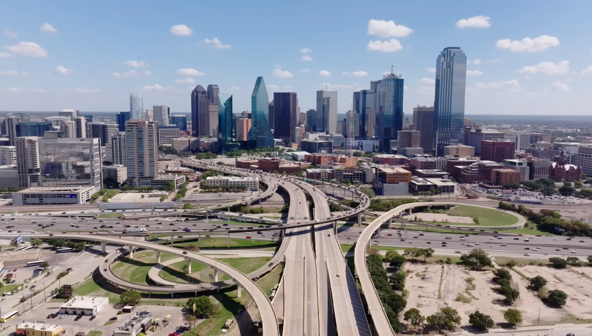 Вид на город