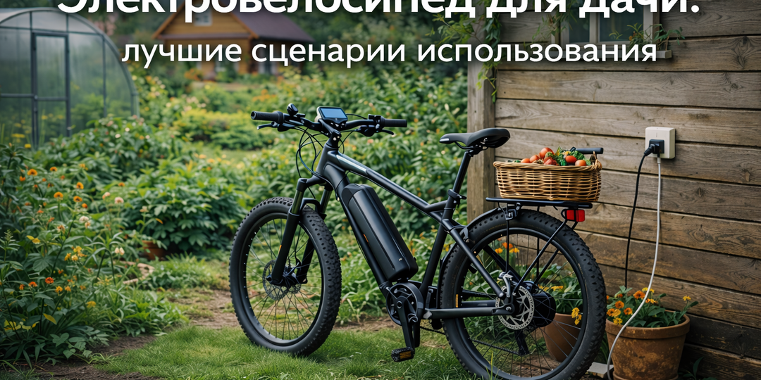 Электровелосипед для дачи: лучшие сценарии использования