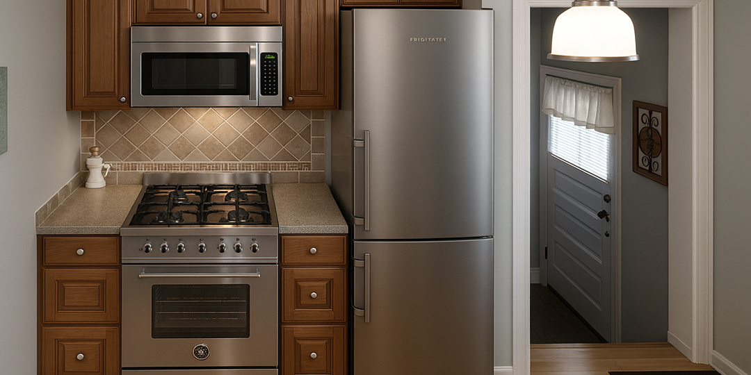 Холодильник и газовая плита на кухне: как правильно разместить