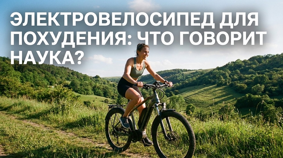Электричество для мотивации, педали – для метаболизма. Научный подход к похудению на двух колесах.