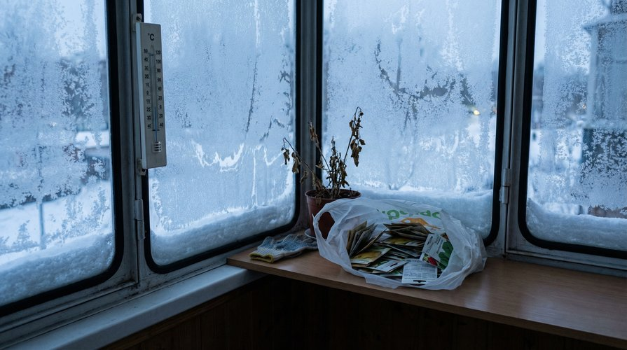 На балконе было минус пять, а по ощущениям все минус 10