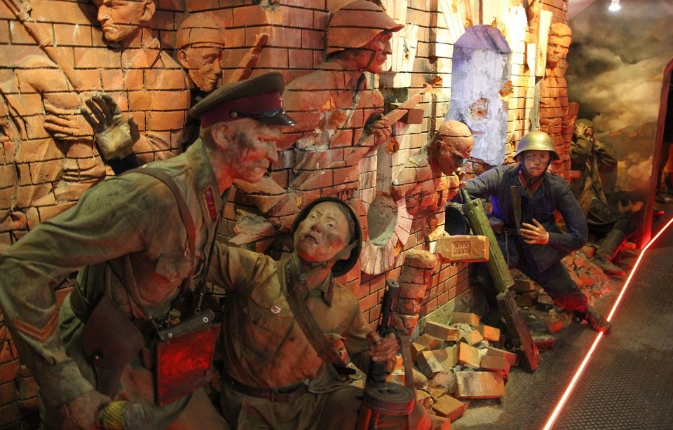    В составе «Поезда Победы» – десять вагонов с разными экспозициями. Фото: "Ржевская правда"/предоставлено ПТО ПТО