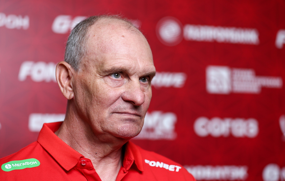    Тренер вратарей сборной России Виталий Кафанов  Сергей Булкин/ТАСС