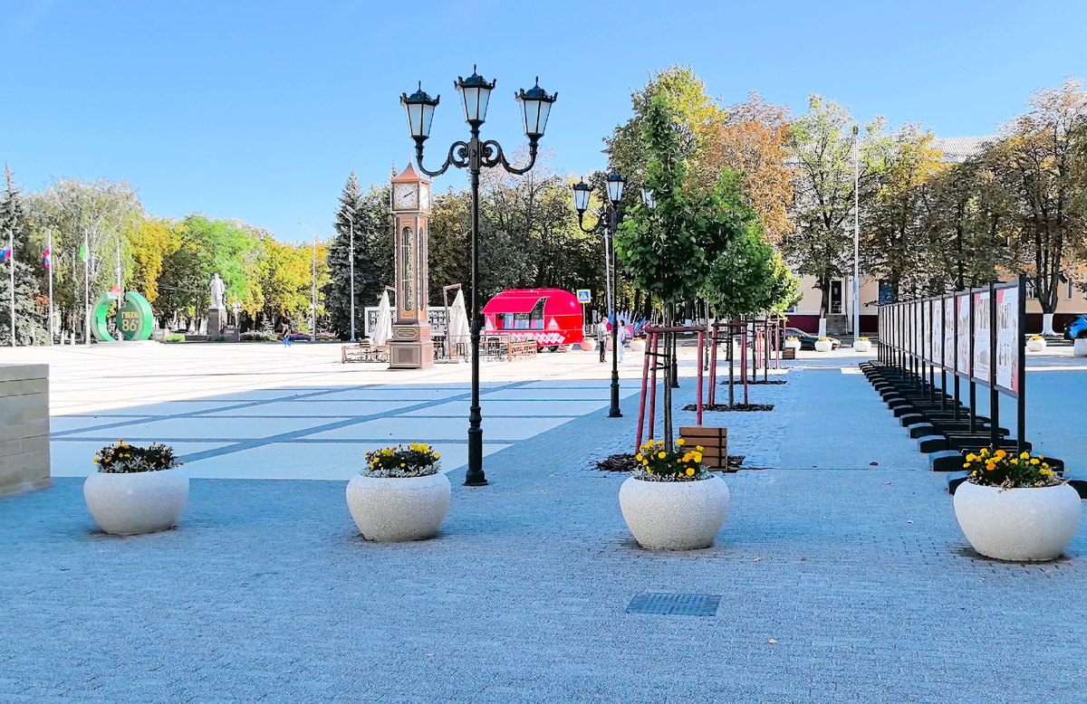 Площадь им. Ленина В городе Губкин