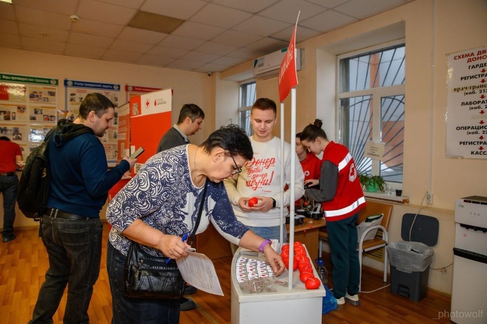    В Ростове 142 человека сдали кровь за выходные и собрали более 69 литров. Фото: Правительство РО.