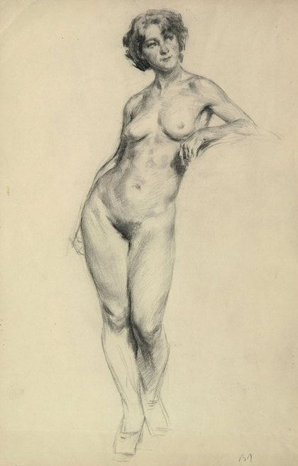 1950. Вл Лебедев. Обнаженная натурщица