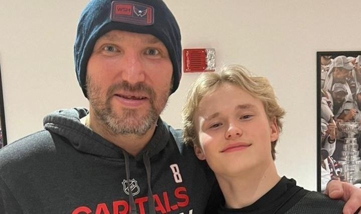    Александр Овечкин и Илья Малинин. соцсети