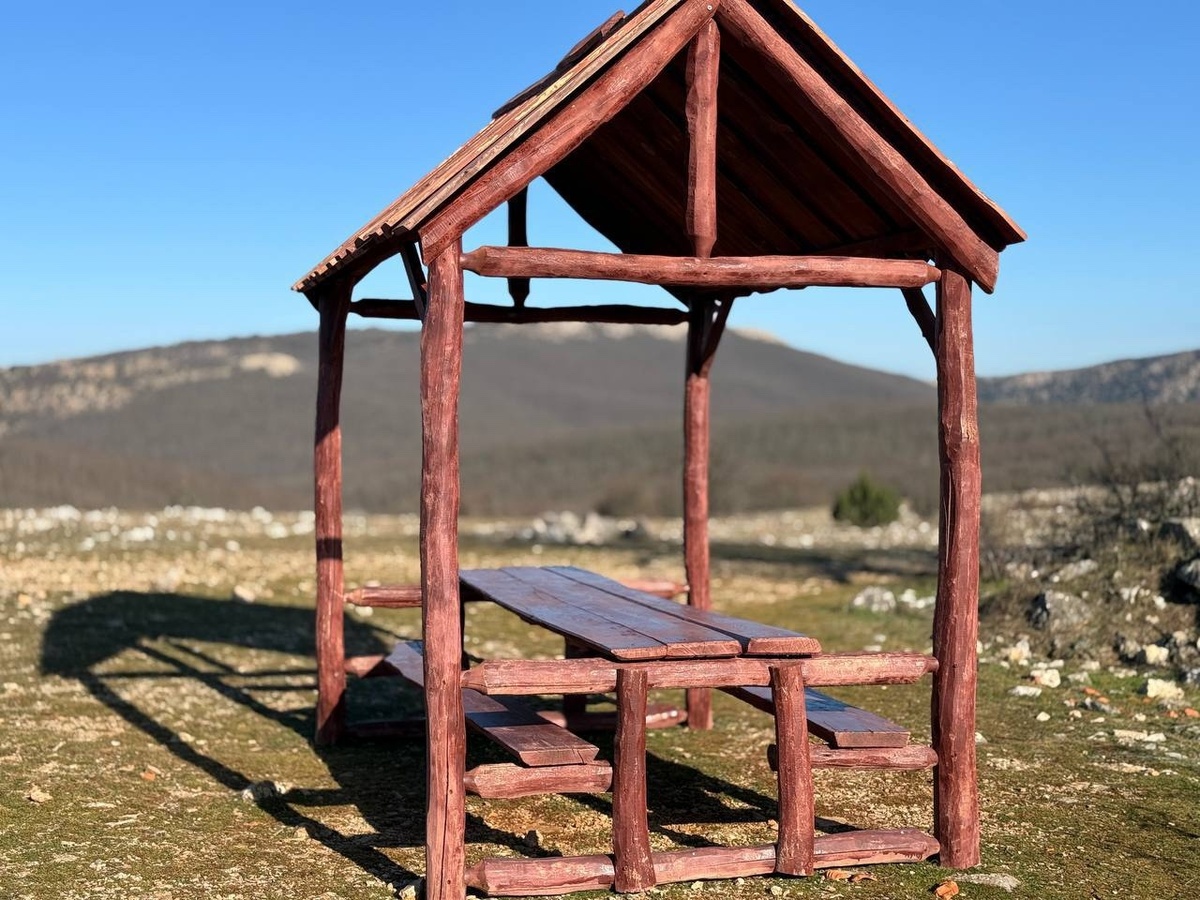 Место для отдыха на Большой Севастопольской тропе
Фото пресс-службы правительства Севастополя
