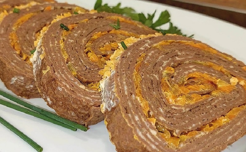Нежнейший печеночный рулет: секрет, который изменит ваше представление о закусках