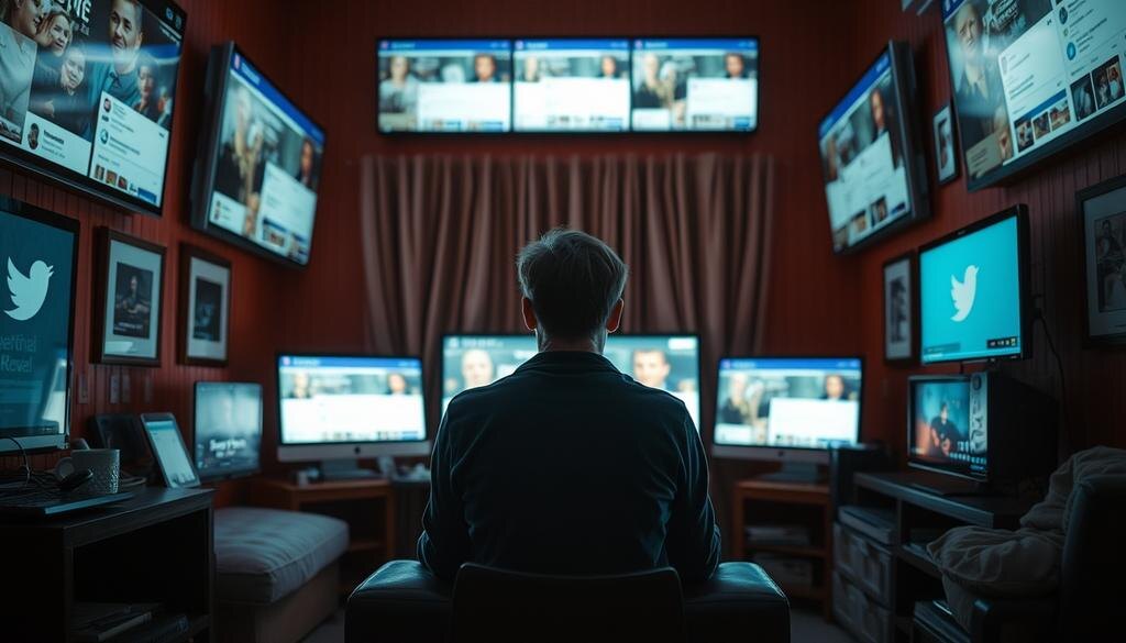    Атмосфера одиночества в социальных сетях