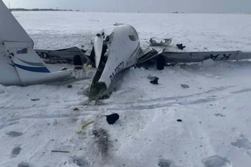    Кадр с места авиакатастрофы. Фото: t.me/CMSUTSKR