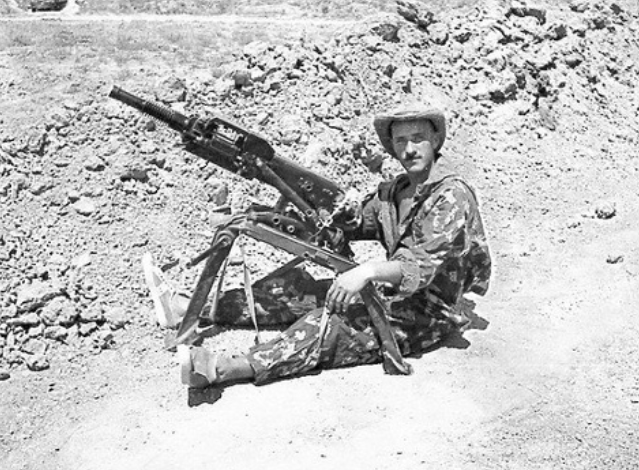 Военнослужащий ПВ КГБ СССР С. Болтин