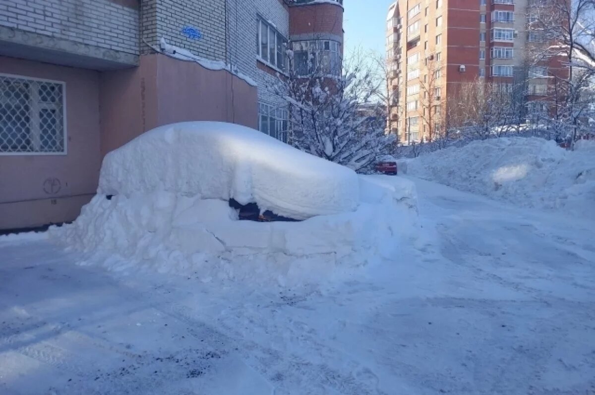    50 см достигла высота сугробов в Пензенской области