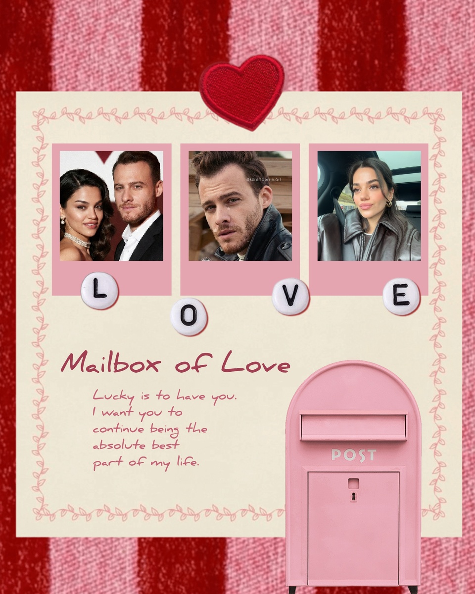 Коллаж к 14 февраля. Керем - Селин.