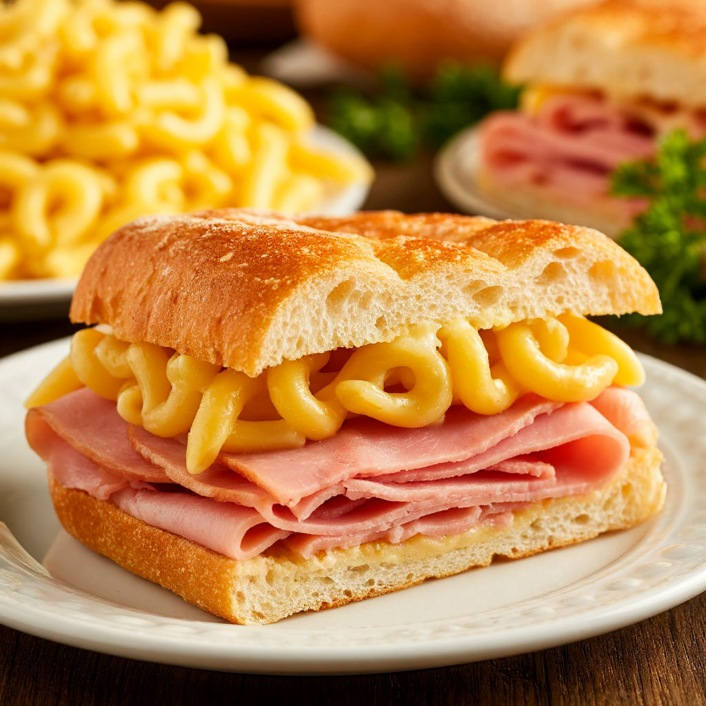 Бутерброды с пастой из ветчины 