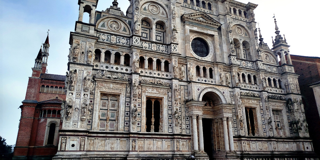 Заметки из путешествий #55: Италия, Ломбардия - Павия, Чертоза, Вогера