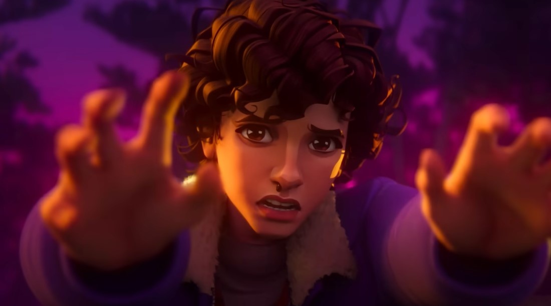     Кадр из мультсериала «Очень странные дела: Истории из 85-го» (2026)