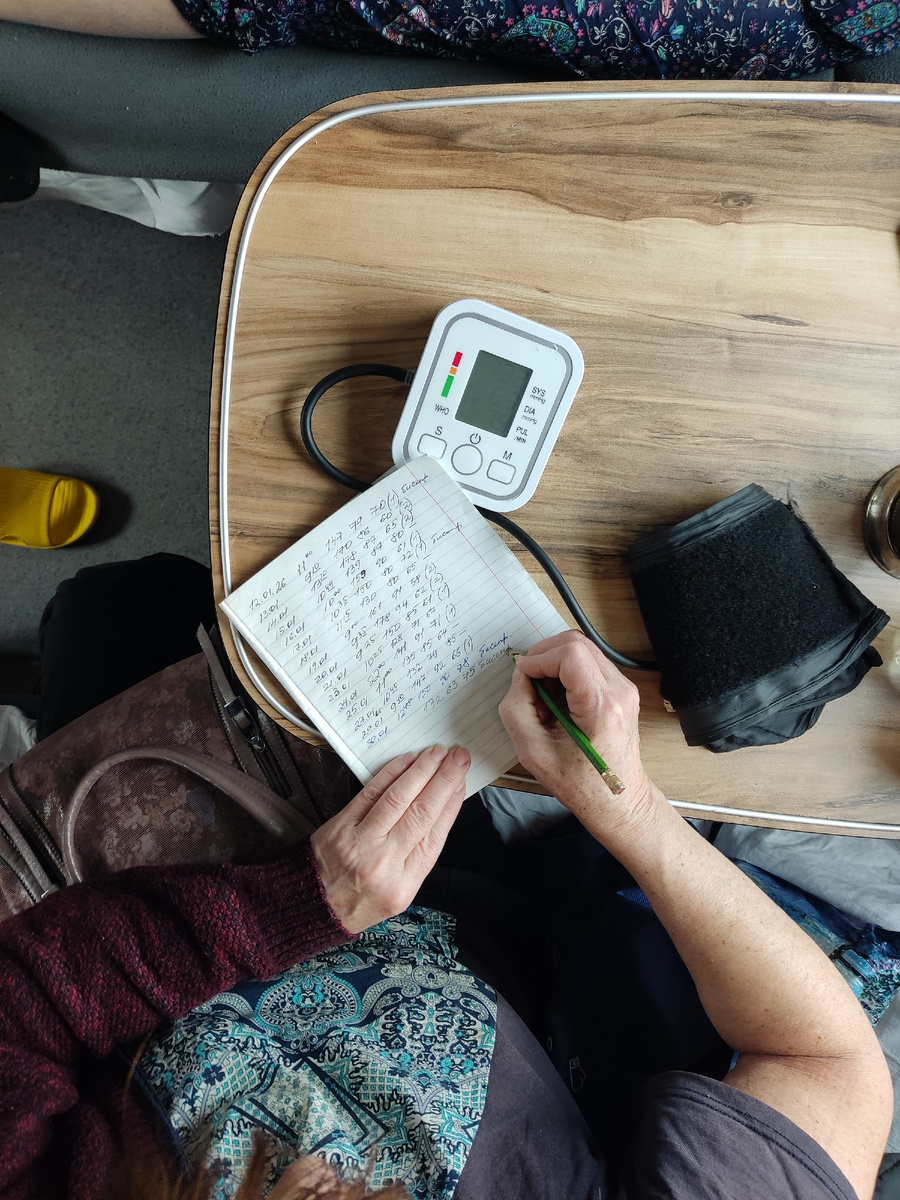 В поезде мерили давление - возраст