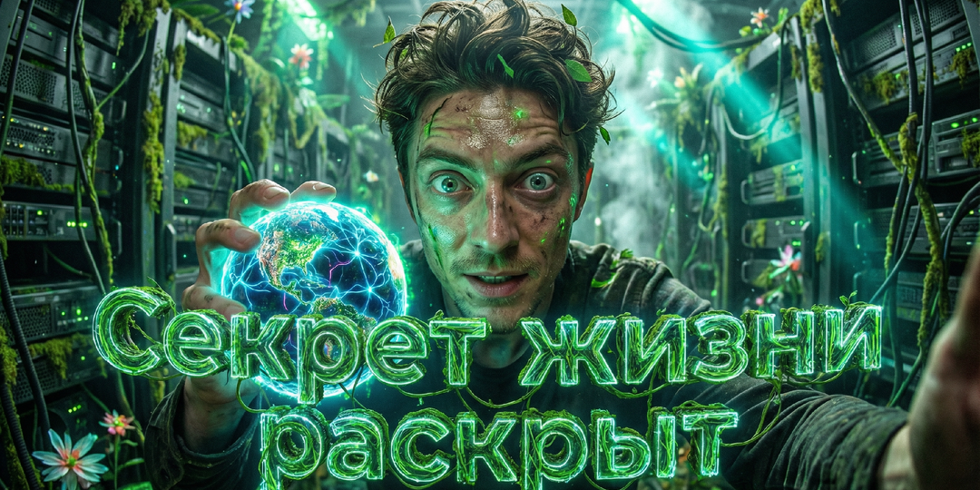 Секрет жизни раскрыт: мы — всего лишь нейросеть, которая пытается выжить (и планета тоже)