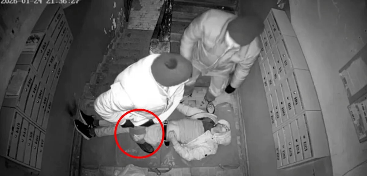    Скрин с камеры видеонаблюдения