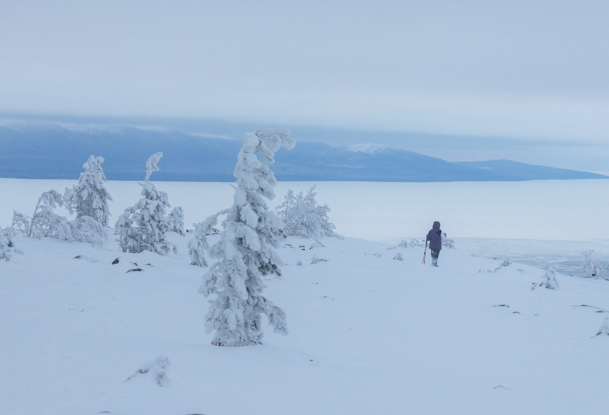Гора Крестовая и вид на Белое море —Кандалакша, Мурманская область 