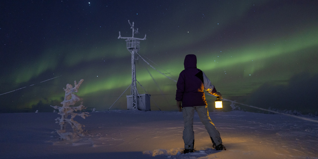 Гора Крестовая — Кандалакша | Зимний подъём на вершину