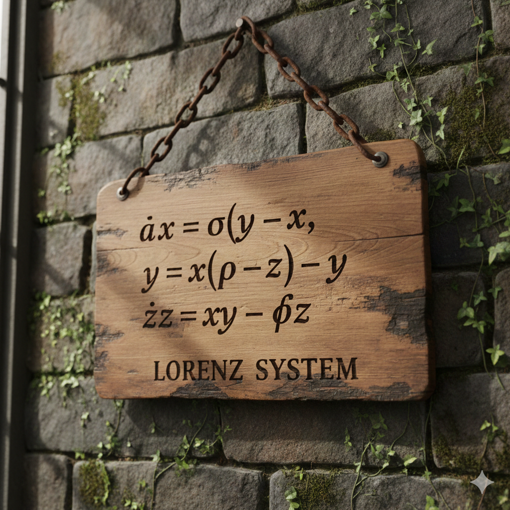 Уравнение Лоренца для хаотического поведения