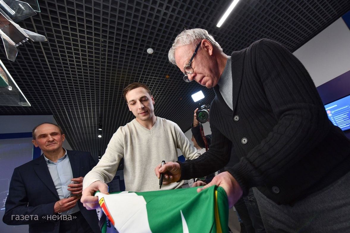 Вячеслав Фетисов после круглого стола в коворкинге УЭХК