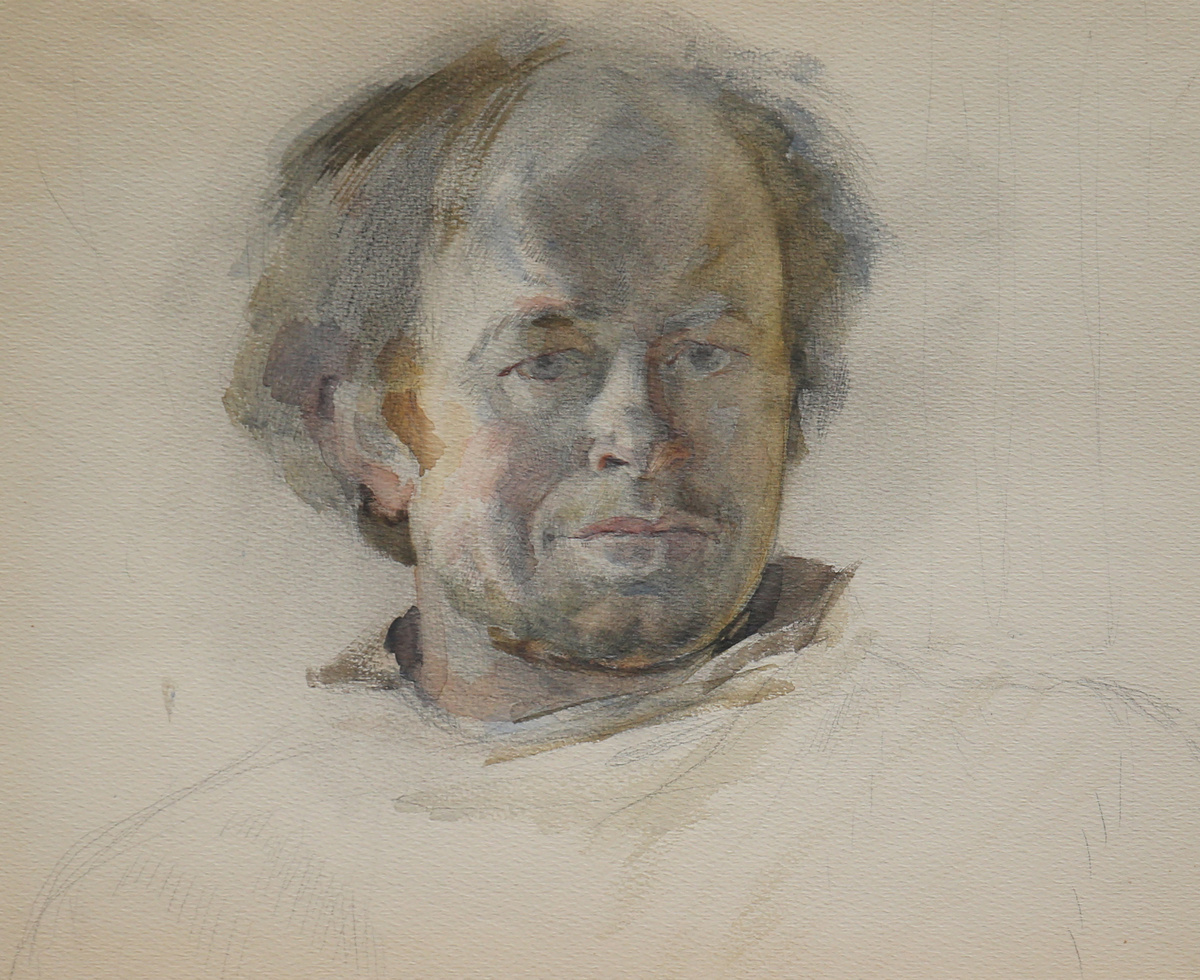 Л.Московский "Автопортрет" Собрание семьи художника