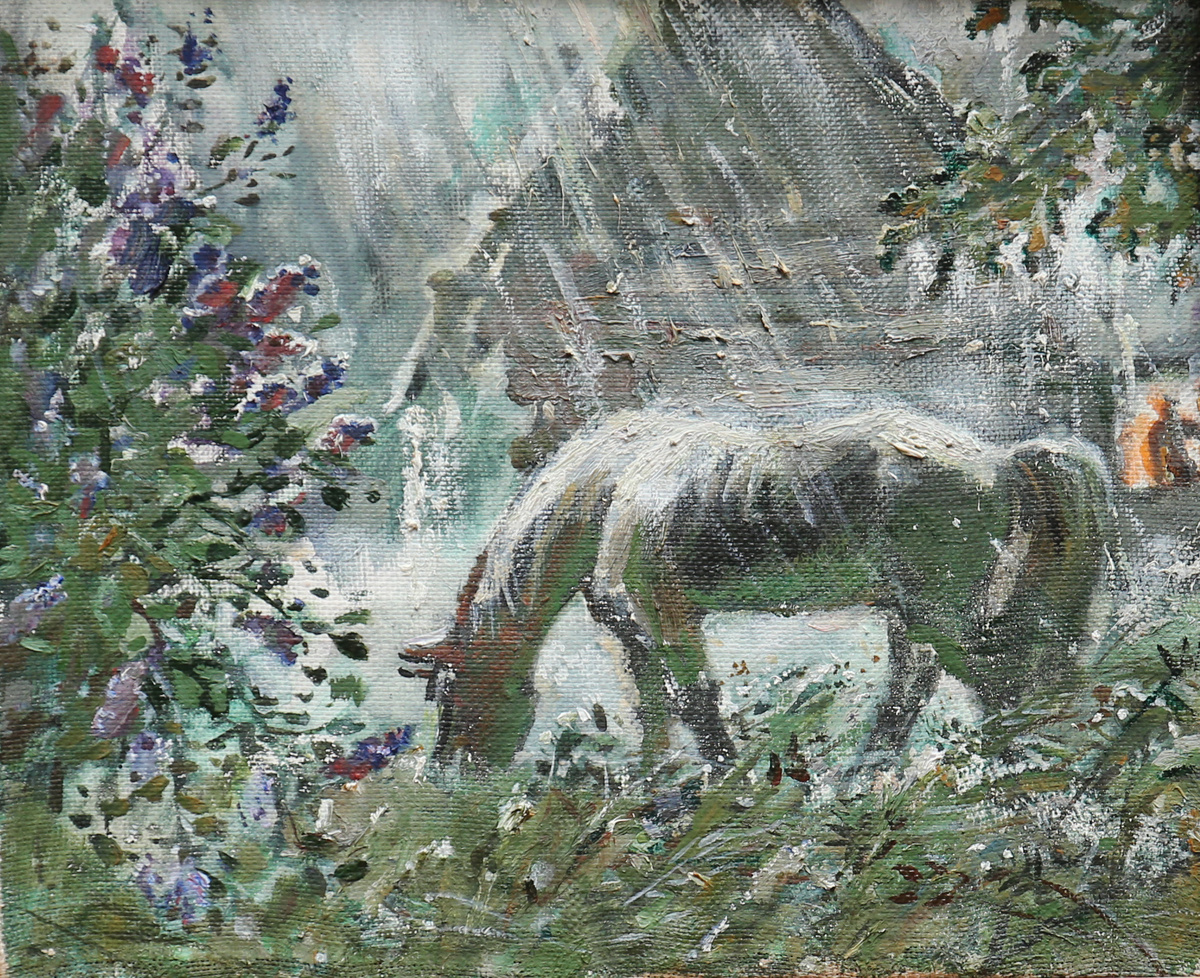 "Тишина" к.,м., 1970-е гг. собрание семьи художника

