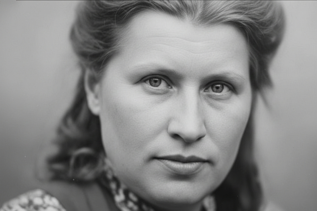 Тонька‑пулемётчица в молодости